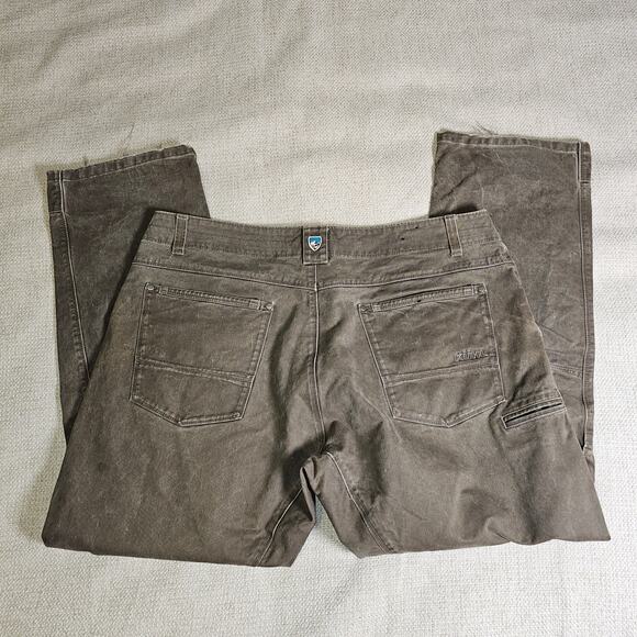 Kuhl Mens Rydr Outdoor Pants Jeans Brown 40x32 - Picture 9 of 16